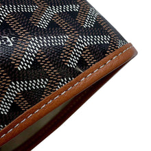 Load image into Gallery viewer, GOYARD Saint Louis Black/Brown PVC Coated Canvas Leather Size PM
