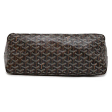 Load image into Gallery viewer, GOYARD Saint Louis Black PVC Coated Canvas Leather Size PM
