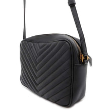 Load image into Gallery viewer, SAINT LAURENT PARIS Lu Camera Shoulder Bag Black612544 Leather
