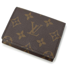 将图像加载到图库查看器中，LOUIS VUITTON Buisiness Card Holder BrownM63801 Monogram
