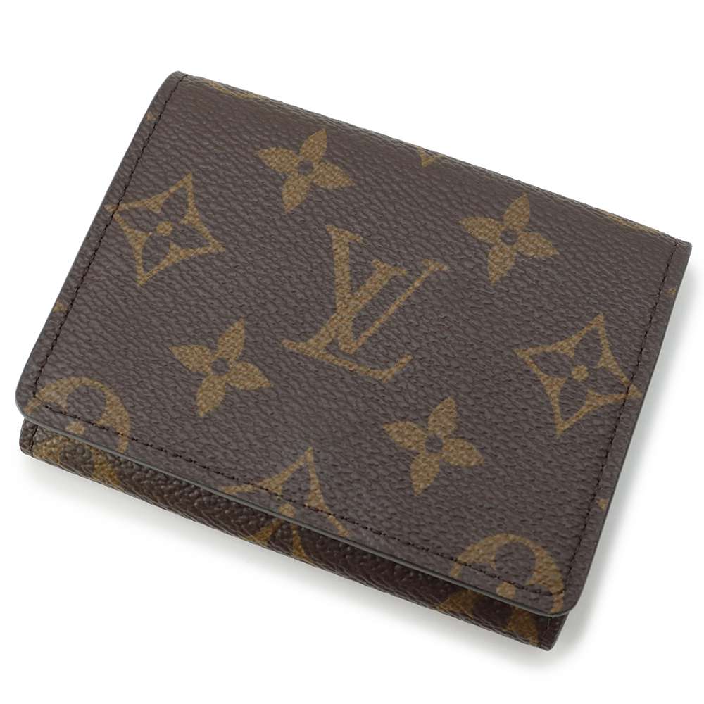 LOUIS VUITTON Buisiness Card Holder Brown M63801 Monogram