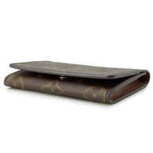 将图像加载到图库查看器中，LOUIS VUITTON Buisiness Card Holder BrownM63801 Monogram
