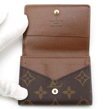 将图像加载到图库查看器中，LOUIS VUITTON Buisiness Card Holder BrownM63801 Monogram
