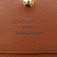 将图像加载到图库查看器中，LOUIS VUITTON Buisiness Card Holder BrownM63801 Monogram
