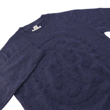 Load image into Gallery viewer, HERMES Sweater [H-Lift] Size 42 Blue Cashmere
