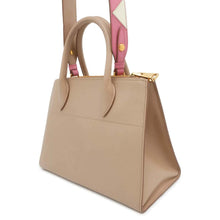 Load image into Gallery viewer, PRADA Paradigm 2WAY Handbag Beige 1BA103 Leather
