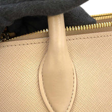 Load image into Gallery viewer, PRADA Paradigm 2WAY Handbag Beige 1BA103 Leather
