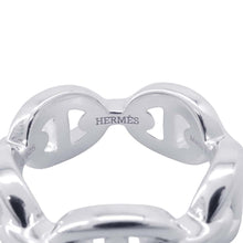 将图像加载到图库查看器中，HERMES Chaine d&#39;Ancre Anchene Ring Size PM/48/#8 SV925
