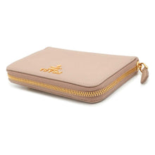 Load image into Gallery viewer, PRADA Zip AroundWallet Beige 1ML157 Leather
