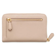 Load image into Gallery viewer, PRADA Zip AroundWallet Beige 1ML157 Leather
