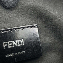 Load image into Gallery viewer, FENDI Logo Crossbody Bag Black 7VA525 Leather
