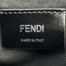 Load image into Gallery viewer, FENDI Logo Crossbody Bag Black 7VA525 Leather
