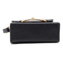 将图像加载到图库查看器中，GUCCI Horsebit 1955 Mini Shoulder Bag Black625615 Leather
