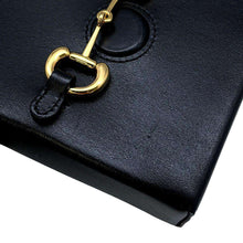 将图像加载到图库查看器中，GUCCI Horsebit 1955 Mini Shoulder Bag Black625615 Leather
