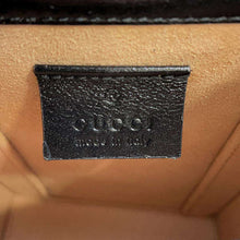 将图像加载到图库查看器中，GUCCI Horsebit 1955 Mini Shoulder Bag Black625615 Leather
