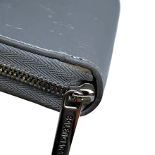 Load image into Gallery viewer, BALENCIAGA Embossed Monogram Continental Zip Wallet Silver 717787 Leather
