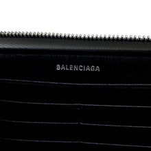 Load image into Gallery viewer, BALENCIAGA Embossed Monogram Continental Zip Wallet Silver717787 Leather
