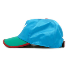 将图像加载到图库查看器中，GUCCI Adidas Collaboration Embroidery Baseball Cap Size M Blue/Green703825 Nylon100%
