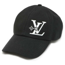 Load image into Gallery viewer, LOUIS VUITTON Cap LV Smash Size L BlackM7608L Cotton100%
