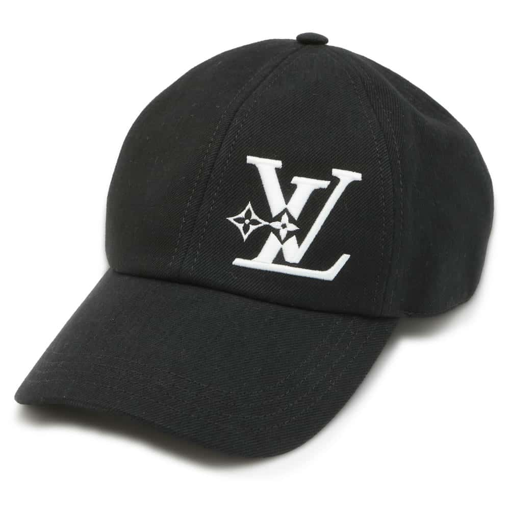 LOUIS VUITTON Cap LV Smash Size L BlackM7608L Cotton100%