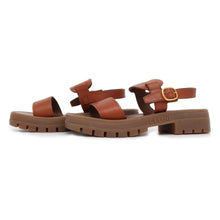 Load image into Gallery viewer, CELINE Triomphe Sandals Brown352473778C.04LU Leather Size 37
