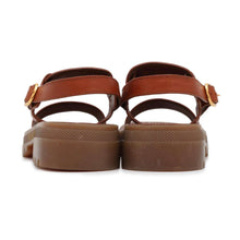 Load image into Gallery viewer, CELINE Triomphe Sandals Brown352473778C.04LU Leather Size 37
