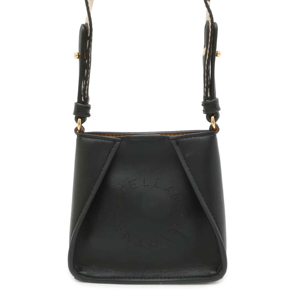 Stella McCartney Micro Shoulder Bag Black 700159 Leather