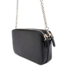 将图像加载到图库查看器中，PRADA ChainShoulder Black 1DH010 Saffiano Leather
