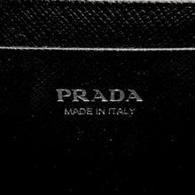 将图像加载到图库查看器中，PRADA ChainShoulder Black 1DH010 Saffiano Leather
