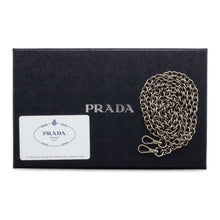 将图像加载到图库查看器中，PRADA ChainShoulder Black 1DH010 Saffiano Leather
