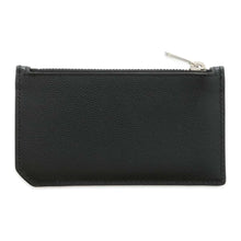 将图像加载到图库查看器中，SAINT LAURENT PARIS 5 Fragment Coin Purse Black 458589 Leather
