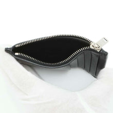 将图像加载到图库查看器中，SAINT LAURENT PARIS 5 Fragment Coin Purse Black 458589 Leather
