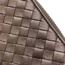 将图像加载到图库查看器中，Bottega Veneta INTRECCIATO ZippyCoin purse Bronze114075 Leather
