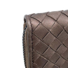 Load image into Gallery viewer, Bottega Veneta INTRECCIATO ZippyCoin purse Bronze 114075 Leather
