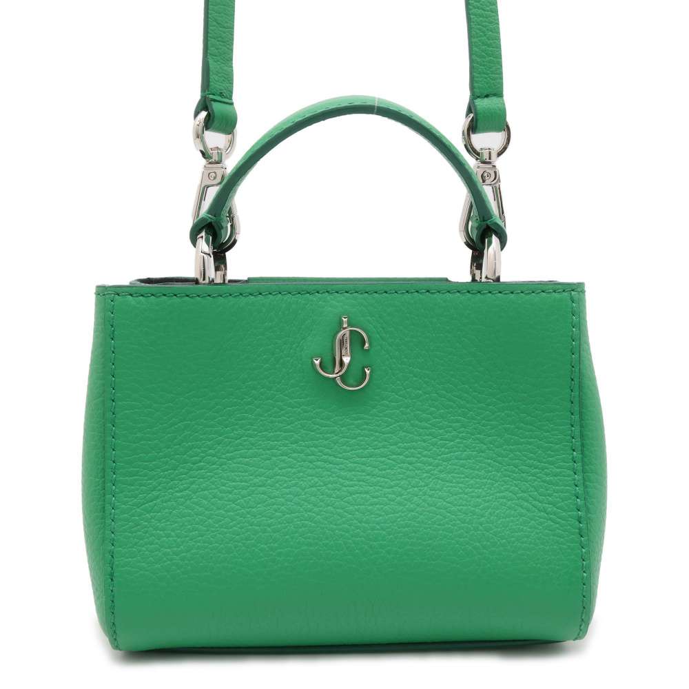 JIMMY CHOO Varenne Mini 2wayShoulder Bag Green Leather