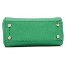 将图像加载到图库查看器中，JIMMY CHOO Varenne Mini 2wayShoulder Bag Green Leather
