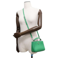 Load image into Gallery viewer, JIMMY CHOO Varenne Mini 2wayShoulder Bag Green Leather
