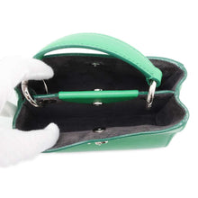 Load image into Gallery viewer, JIMMY CHOO Varenne Mini 2wayShoulder Bag Green Leather
