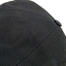 将图像加载到图库查看器中，GUCCI Jumbo GG Baseball Cap Size XL Black 727562 Cotton70% Polyester30%
