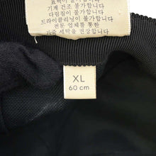 将图像加载到图库查看器中，GUCCI Jumbo GG Baseball Cap Size XL Black 727562 Cotton70% Polyester30%
