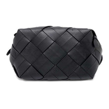 将图像加载到图库查看器中，LOEWE Woven 2way Handbag Black Leather
