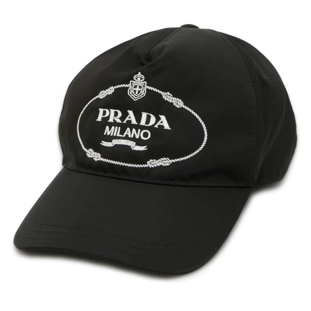 PRADA Baseball cap Size M Black1HC179 Nylon100%