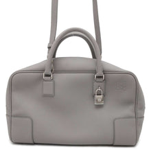 将图像加载到图库查看器中，LOEWE Amazonas Pearl Grey A039N08X01 Leather Size 28
