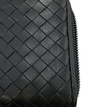 Load image into Gallery viewer, Bottega Veneta INTRECCIATO Zip Around Chozai Cloth Black 114076 Lambskin
