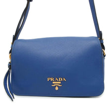 Load image into Gallery viewer, PRADA Shoulder Bag Blue 1BD163 Leather
