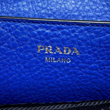 Load image into Gallery viewer, PRADA Shoulder Bag Blue 1BD163 Leather
