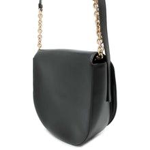 Load image into Gallery viewer, Ferragamo Gancini ChainShoulder Black AU-21 H002 Leather
