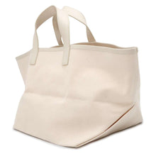 将图像加载到图库查看器中，CELINE Maid into tote White18608 Canvas Leather Size Small
