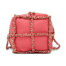 将图像加载到图库查看器中，CHANEL CC Logo Drawstring BagShoulder Bag Pink AS2313 Lambskin
