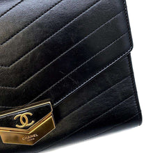 Load image into Gallery viewer, CHANEL V Stitch ChainShoulder Black A57491 Leather
